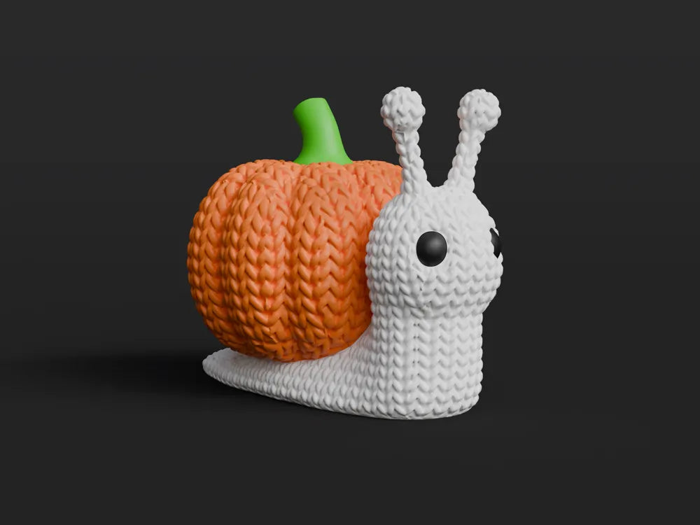 Sandy the Snail With Pumpkin
