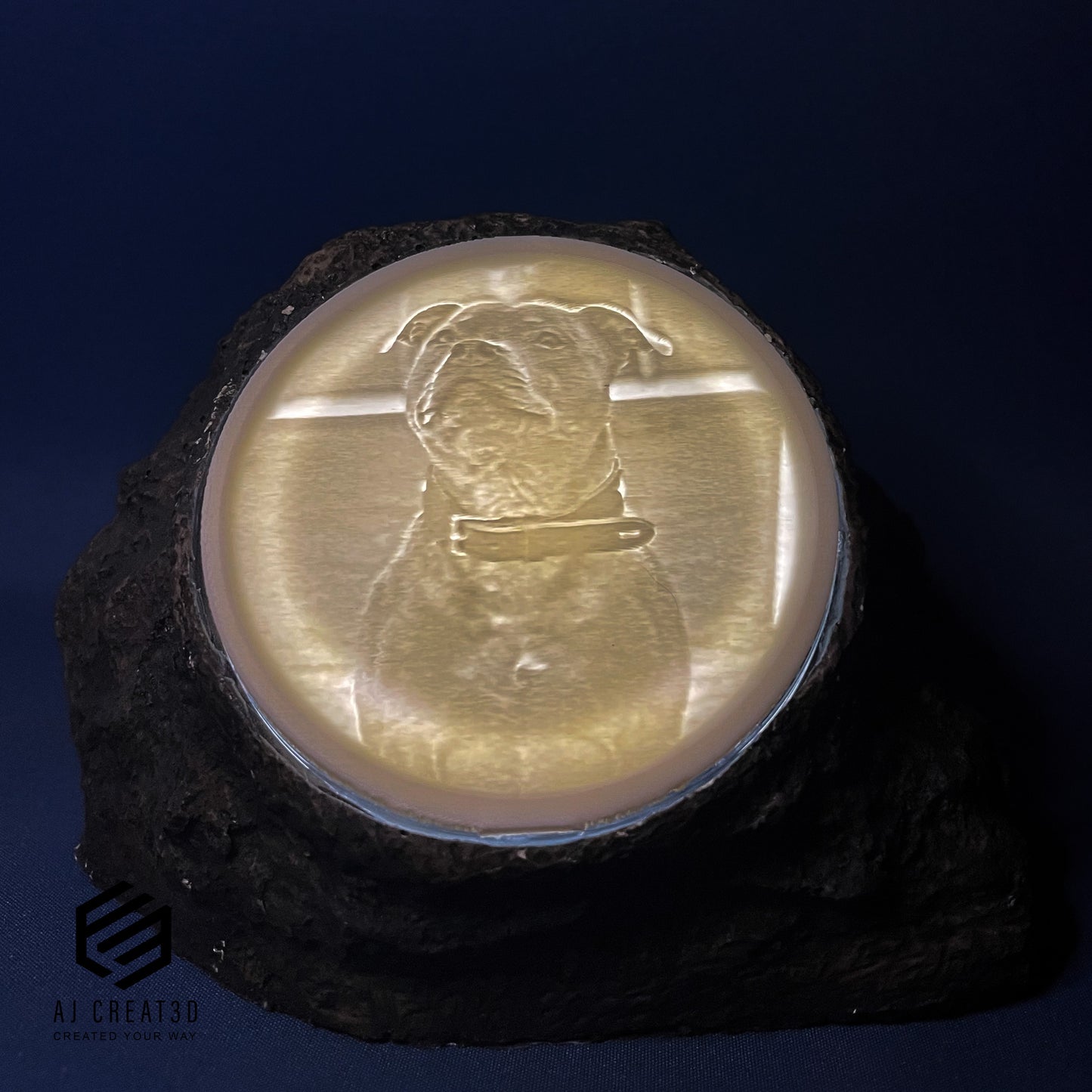 Custom Solar Powered Memory Stone Light